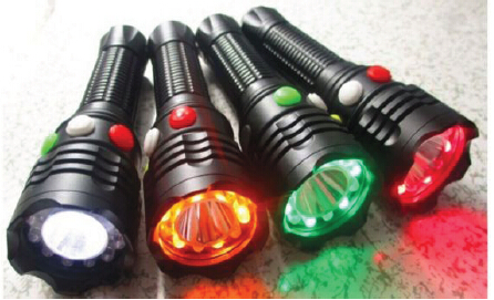 Tri Color LED Flash Light